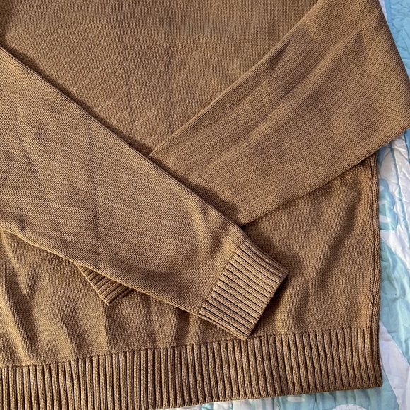 Ralph Lauren Tan Sweater with Dachshund Design. Size XL - Picture 6 of 7